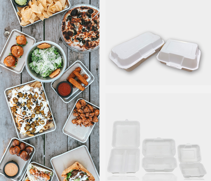Cajas de almuerzo biodegradables